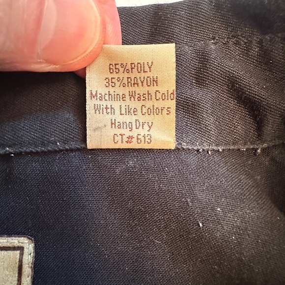 Scully Men's Size Large Studded Western Embroidered Black Snap Shirt Tip Collars - Picture 5 of 10